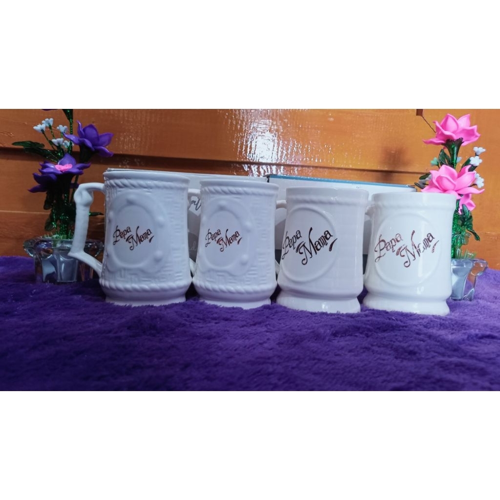Gelas mug set nakato Papa Mama