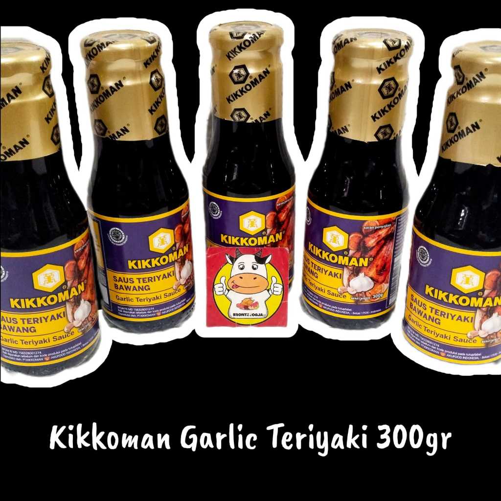 

KIKKOMAN SAUS TERIYAKI BAWANG 300GR-FROZEN FOOD-BRONTZ JOGJA