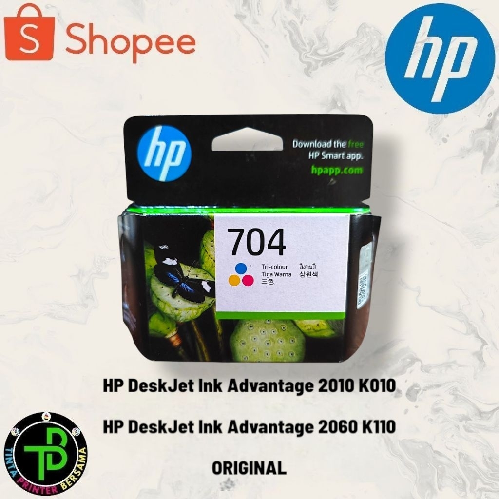 Tinta Hp 704 / Cartridge 704 Colour Original