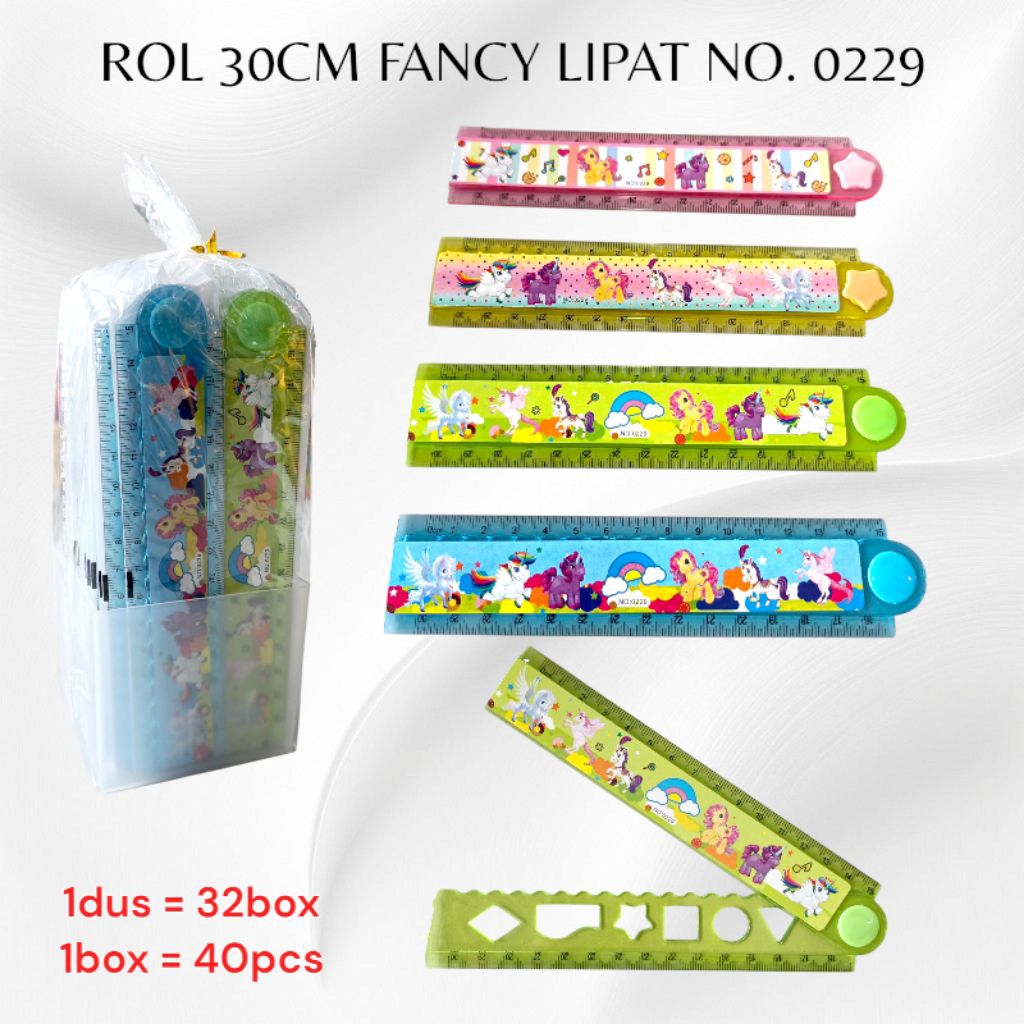 

Rol lipat 30 cm fancy