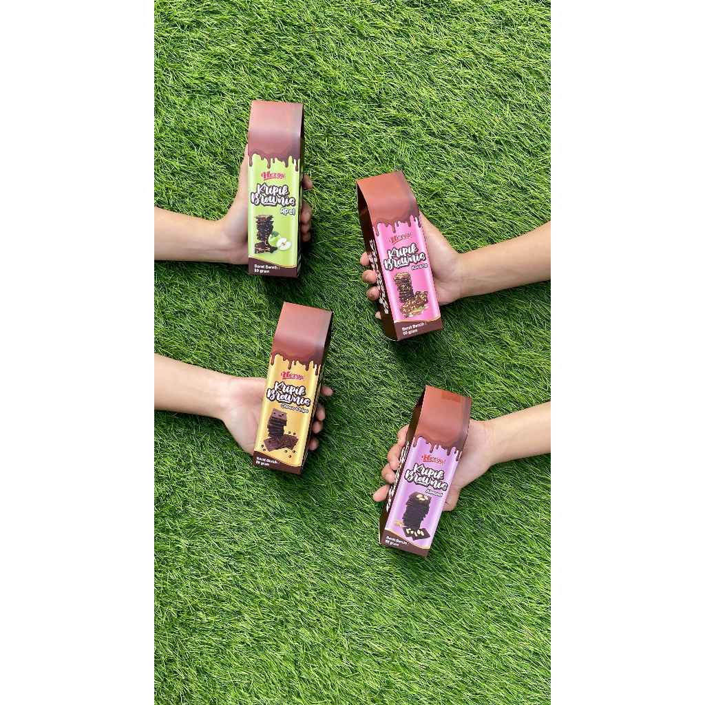 

Kripik Brownis Herggi dan Cookies Strawberry dan Almond Crispy