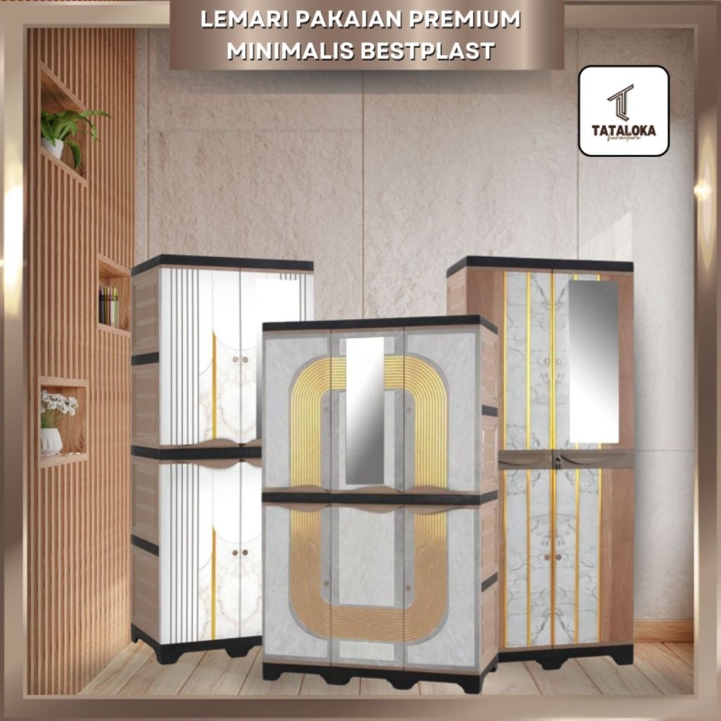LEMARI PLASTIK AESTHETIC BESTPLAST | LEMARI PLASTIK RAK & GANTUNG | LEMARI PLASTIK MINIMALIS | LEMAR