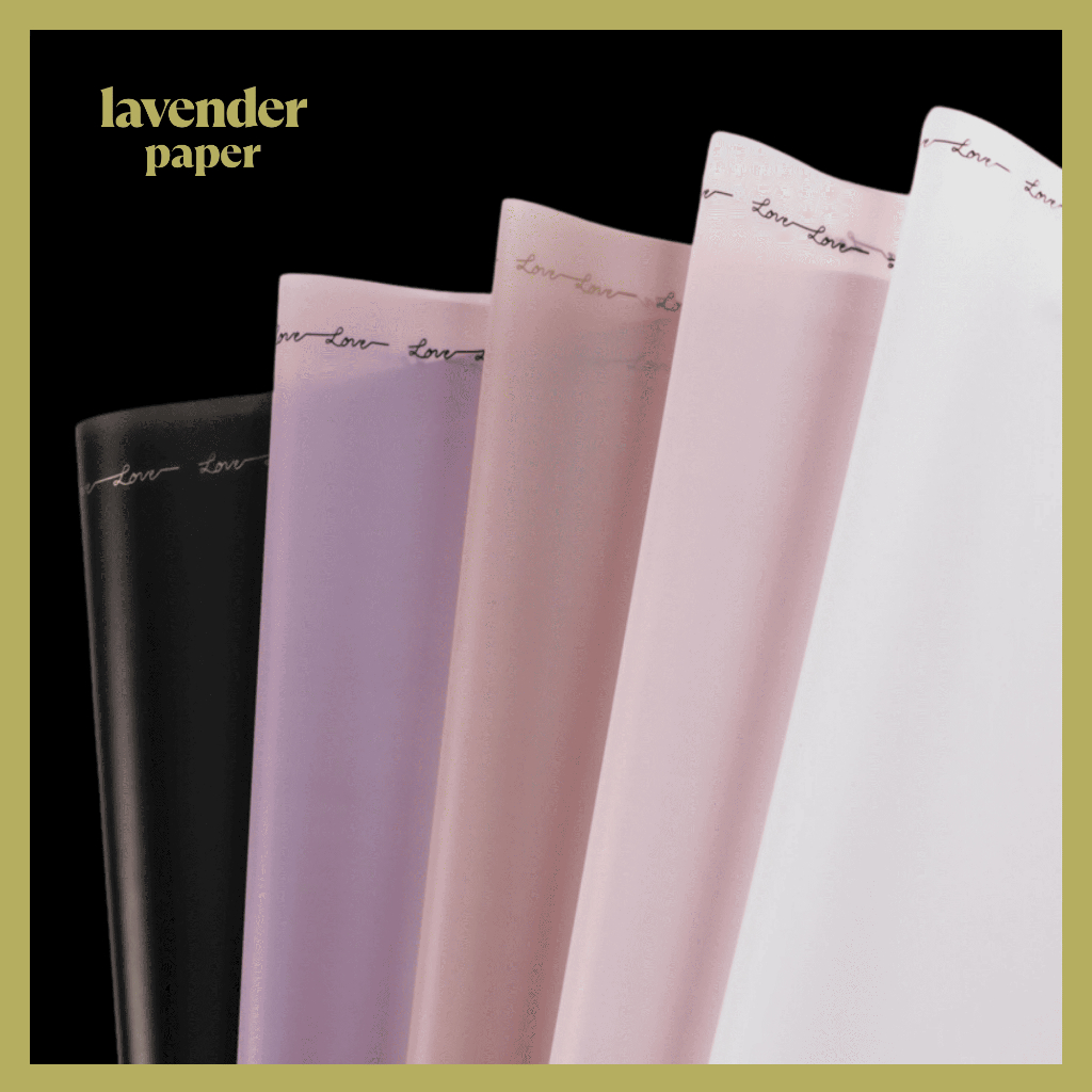 

Kertas Buket Bunga Motif Love Letter Border Flower Wrapping Hand Bouquet Cellophane KB061