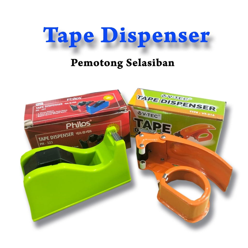 

Tape Dispenser pemotong isolasi dan pengaplikasi isolasi