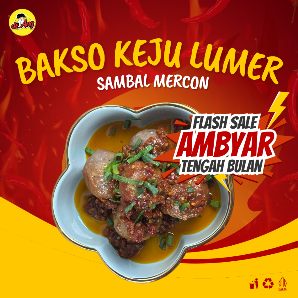 

Bakso Keju Lumer Sambel Mercon