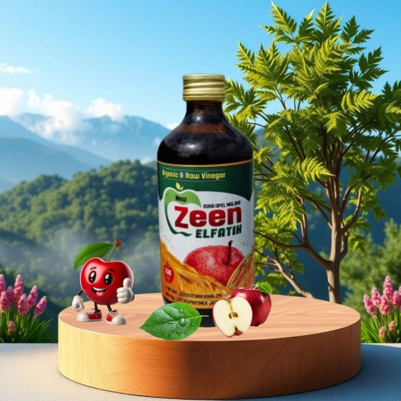 

Zeen Elfatih Cuka Apel 500ml Bundle With Mother