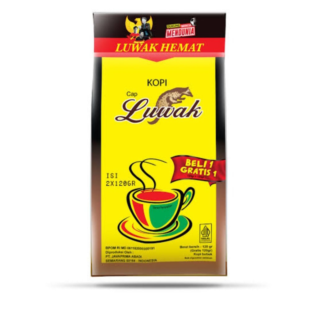 

LUWAK HEMAT 120 GR x 2 KOPI HITAM