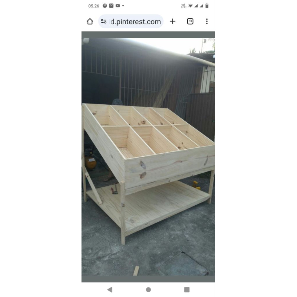 display box buah kayu jati Belanda