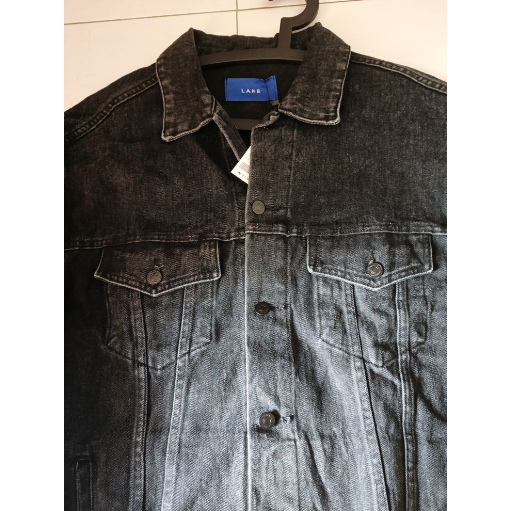 Jaket jeans black wash LANE