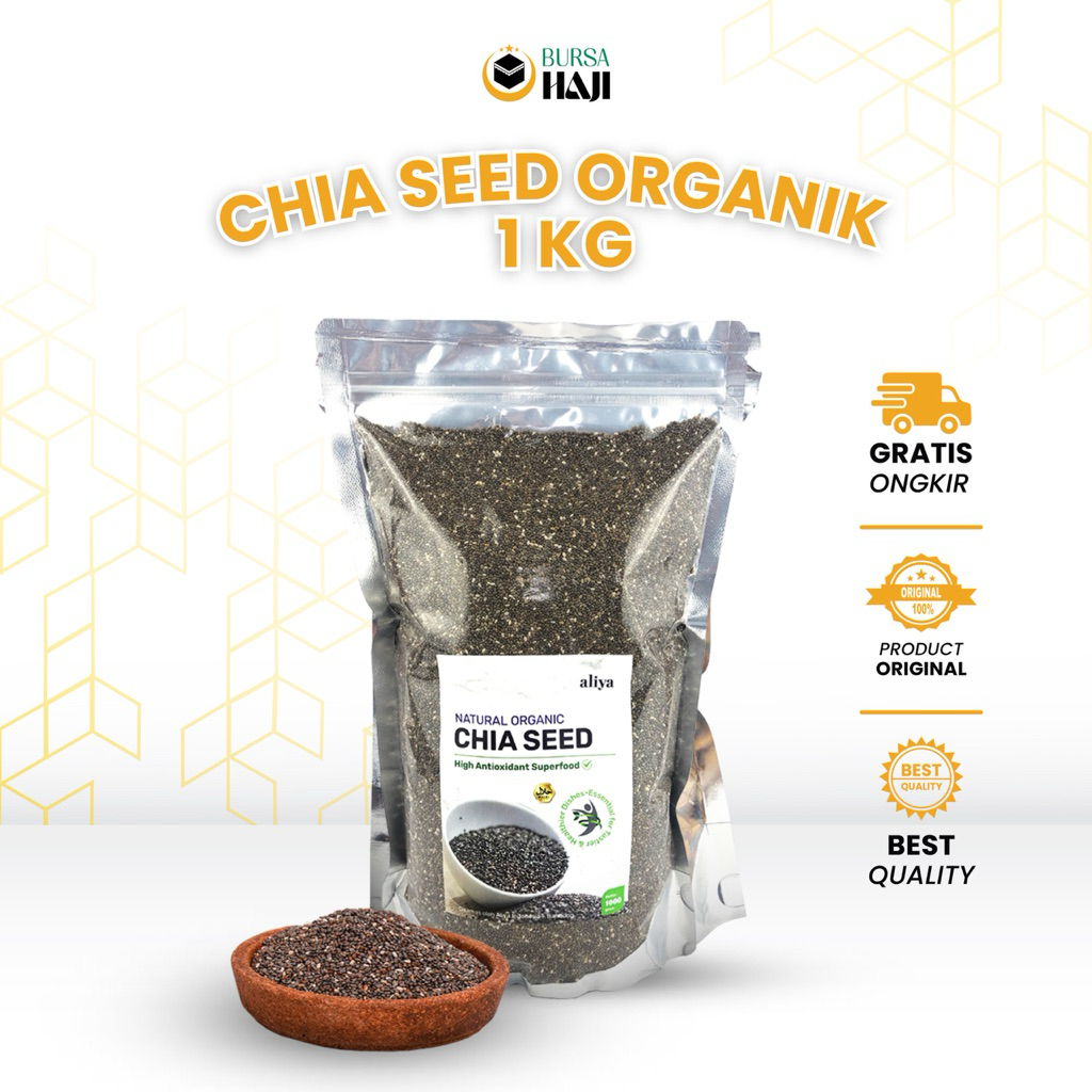 

CHIA SEED ORGANIK BEBAS GMO / BIJI CHIA PREMIUM UNTUK DIET SEHAT