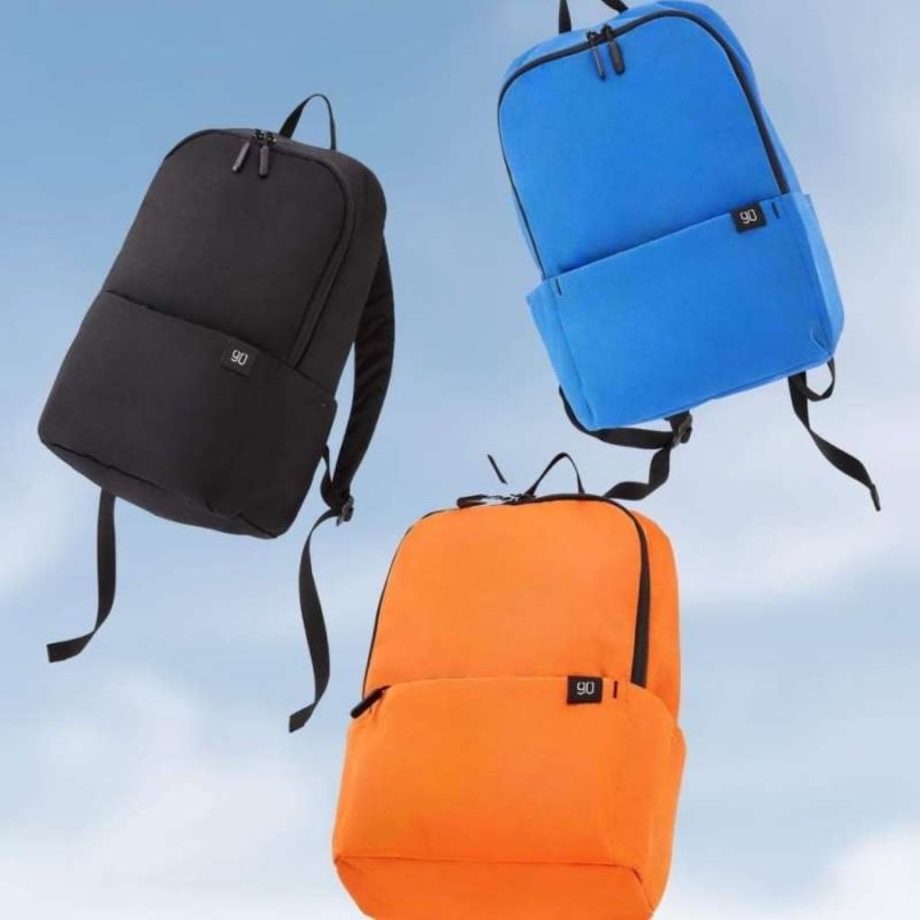 Unisex Pria Wanita Anti Air Waterproof Backpack Casual Bag Tas Punggung Kecil Ransel  Tas Selempang 