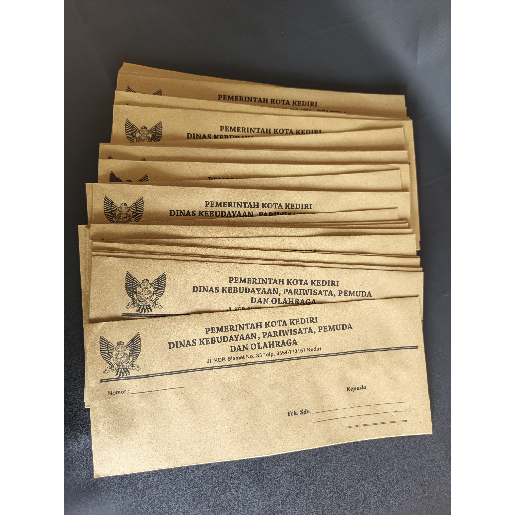 

CETAK CUSTOM AMPLOP COKLAT SAMSON PERUSAHAAN, KANTOR, INSTANSI