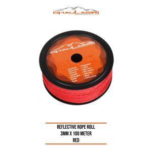 Tali Prusik 3Mm Reflektif Roll Dhaulagiri - Tali Reflektif - Tali Gelang - Tali Prusik Menyala
