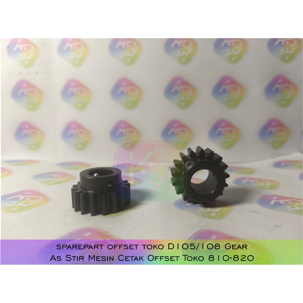 sparepart offset toko D105/108 Gear As Stir Mesin Cetak Offset Toko 810-820