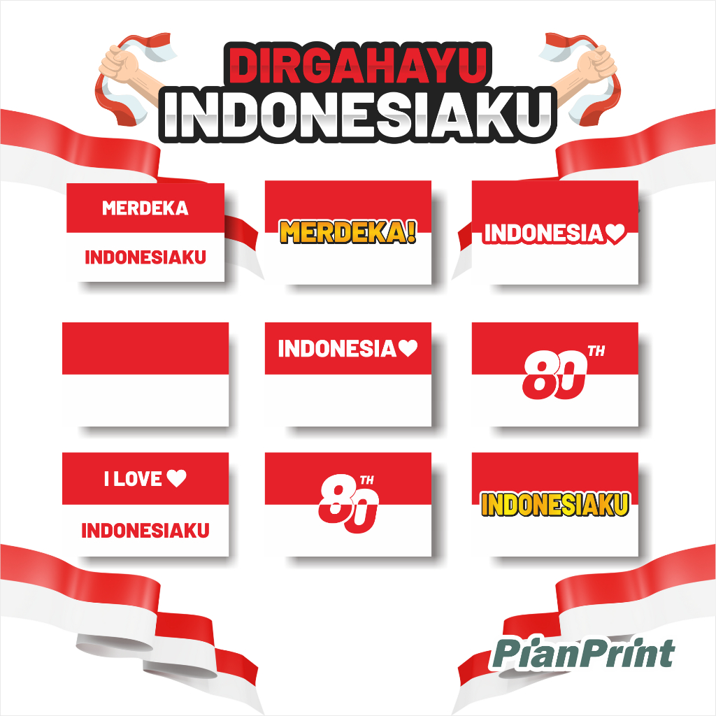 

Stiker Bendera Merah Putih Stiker Pipi 17 Agustus isi 15 pcs