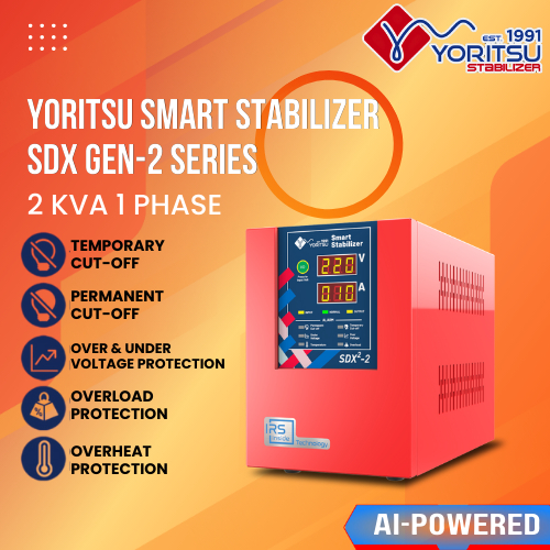 Stabilizer Listrik Stavolt Listrik Avr Yoritsu SDX 2000 VA