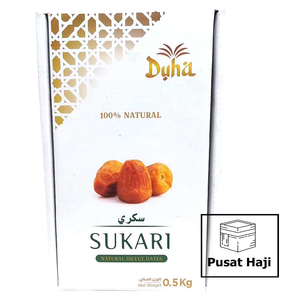 

KURMA RAJA SUKARI 500GR Kemasan Tebal Premium NR Bukan Thinwal Original Sukkari 500 Gram