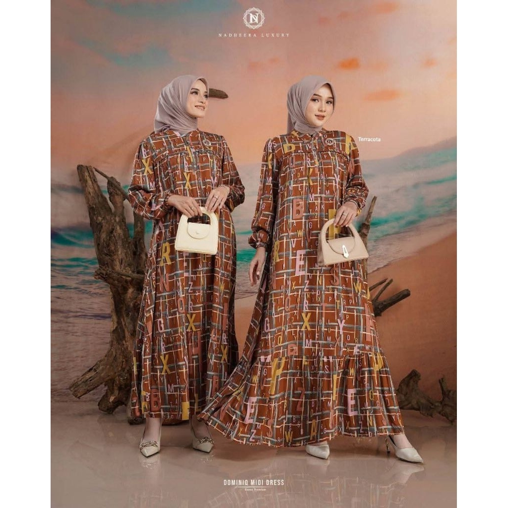 Nadheera Luxury Dominiq Dress Rayon Premium