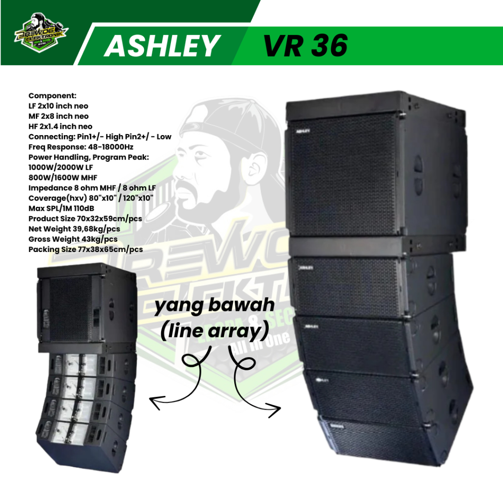 BREWOG SECOND ORIGINAL LINE ARRAY ASHLEY VR 36