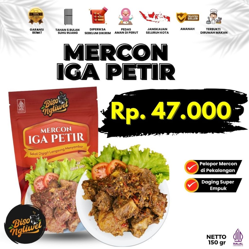 

1 Pack Mercon Baby Cumi Cakalang Baby Cumi Ayam Suwir Lauk Siap Saji Sambal Pedas Makanan Instan Segar Cumi Food Seafood