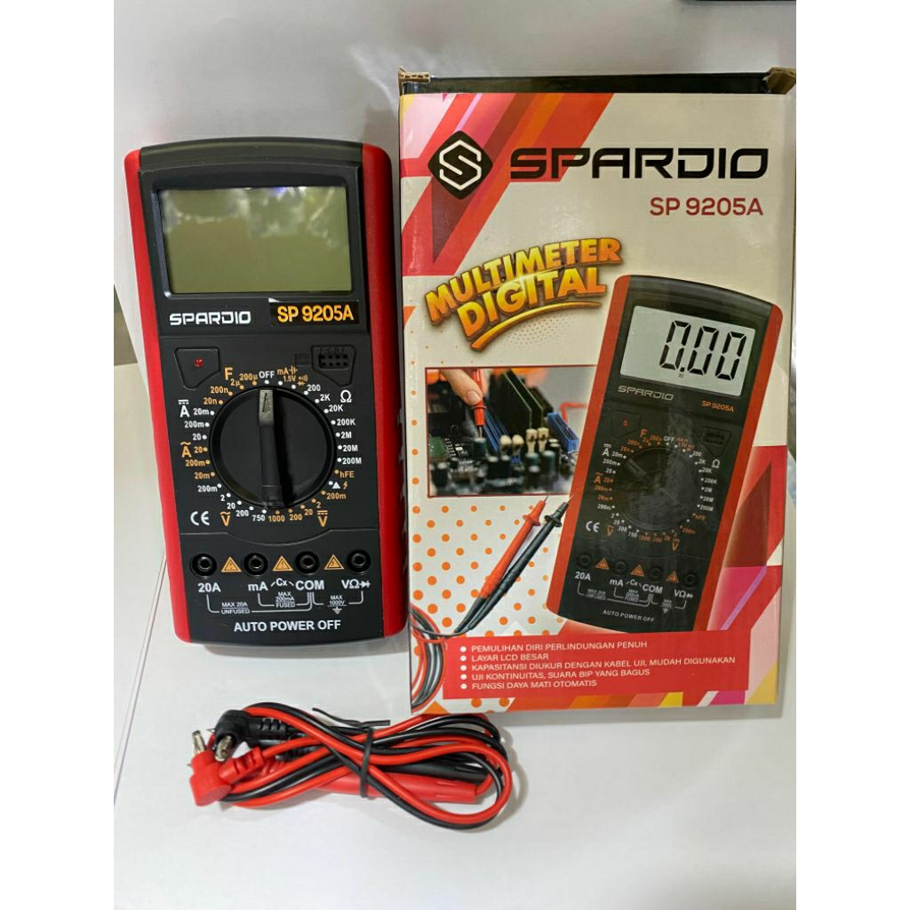 Avometer Multitester Spardio Digital SP 9205A
