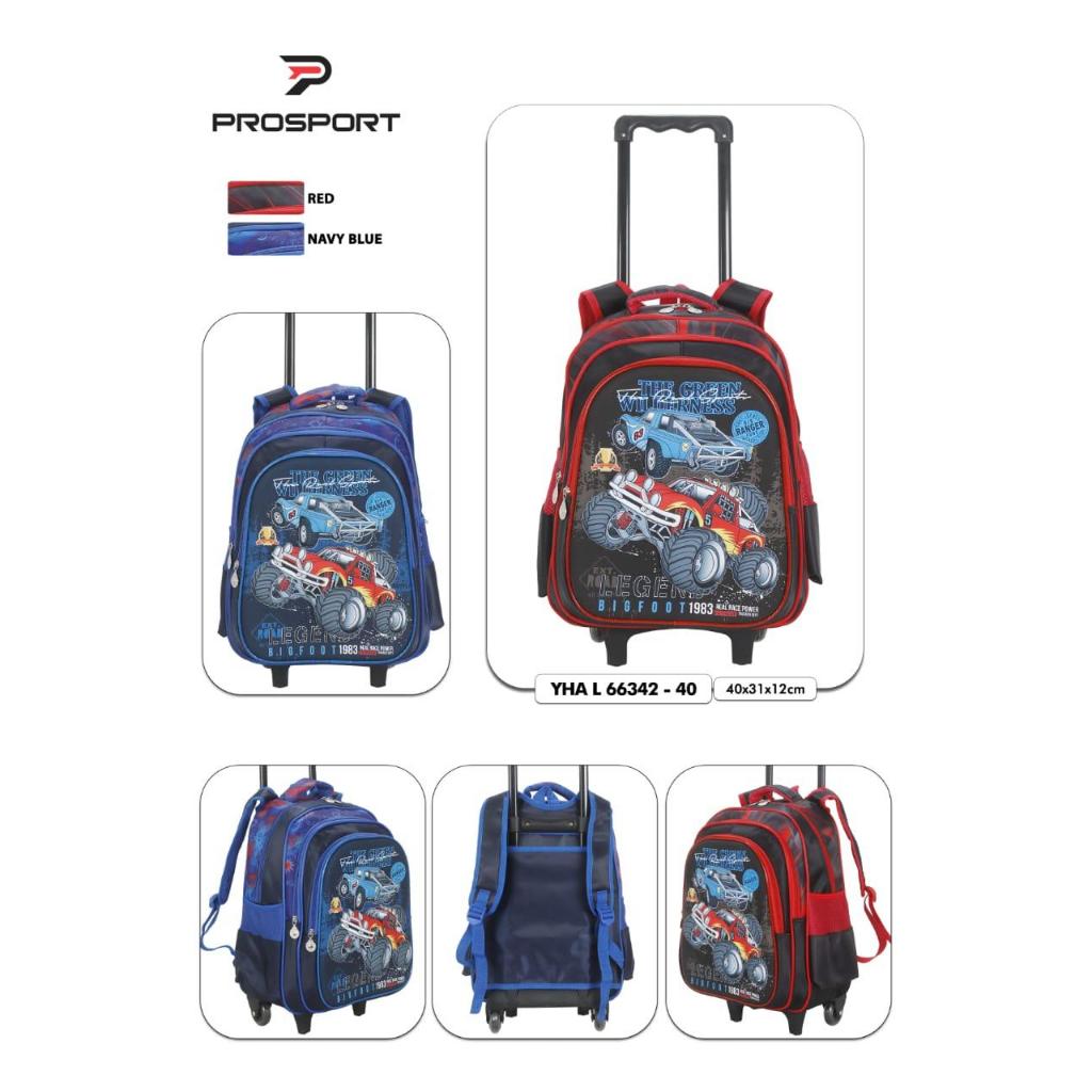 Tas Ransel koper trolley anak sekolah 16inch / Tas Ransel trolley Anak 3D / Tas trolley Anak Laki-La