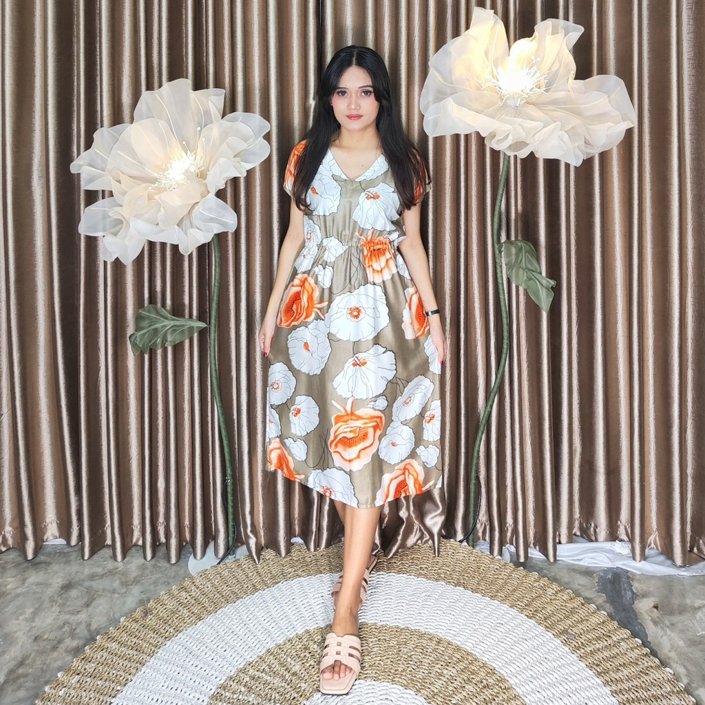 daster manohara murah bahan rayon adem lengan pendek wanita kekinia