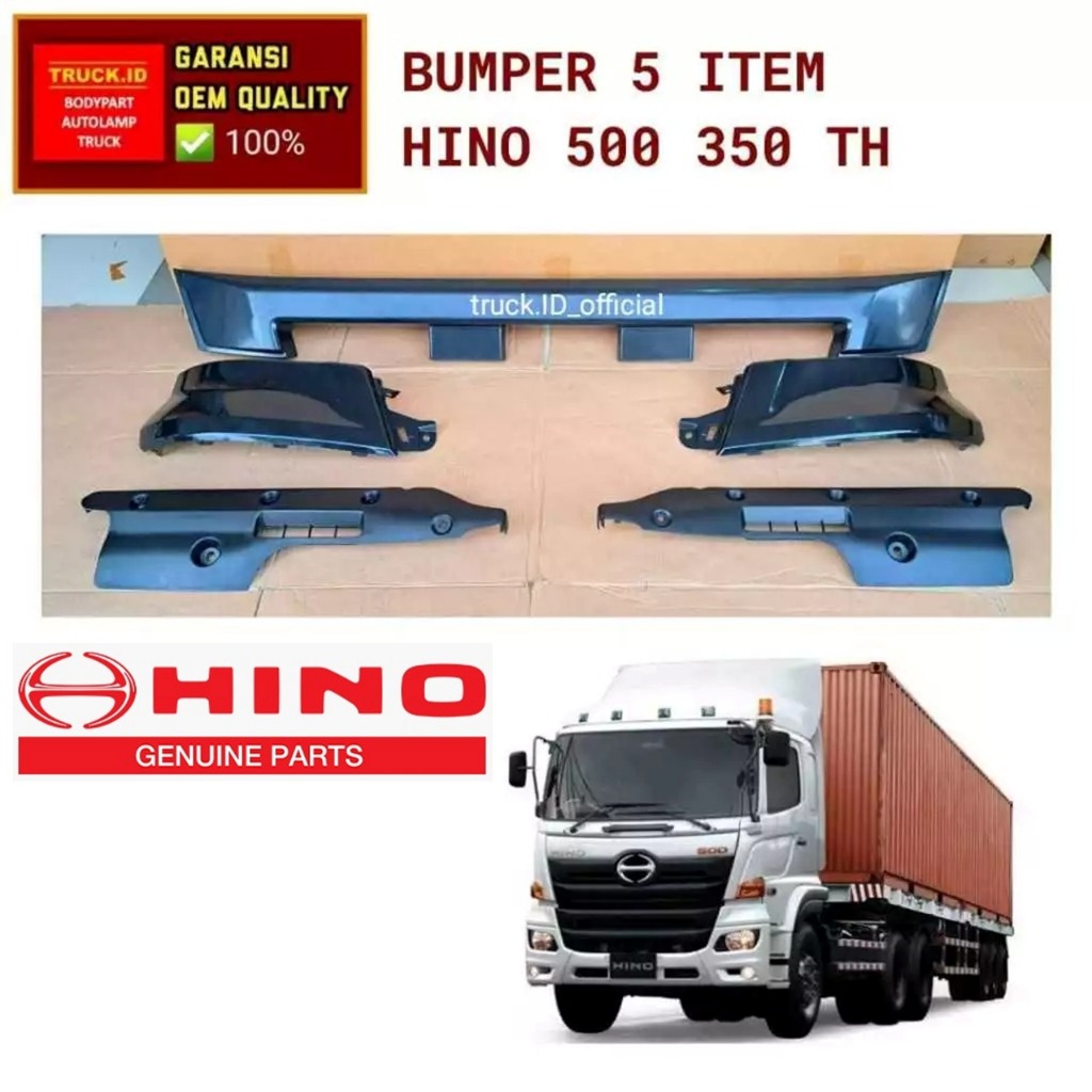 BEMPER BUMPER TAMBAHAN HINO 500 TANDUK 350 TH (5 item)