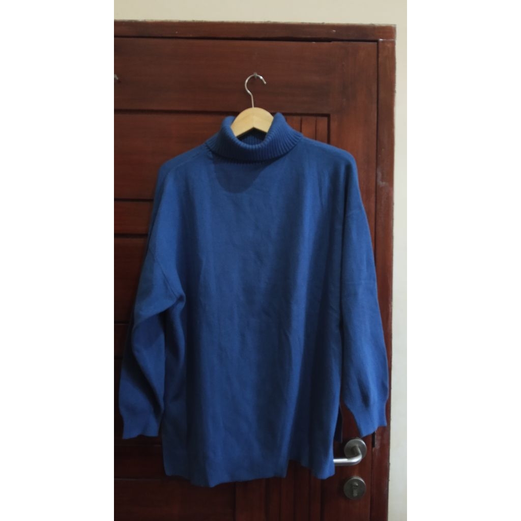 sweater rajut Navy STUDIO CLIP