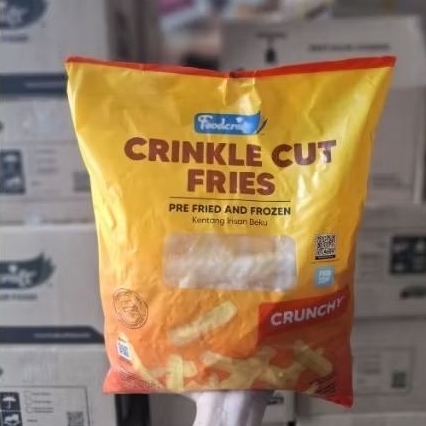 

foodcraft kentang crinkle 1kg kentang keriting enak gurih