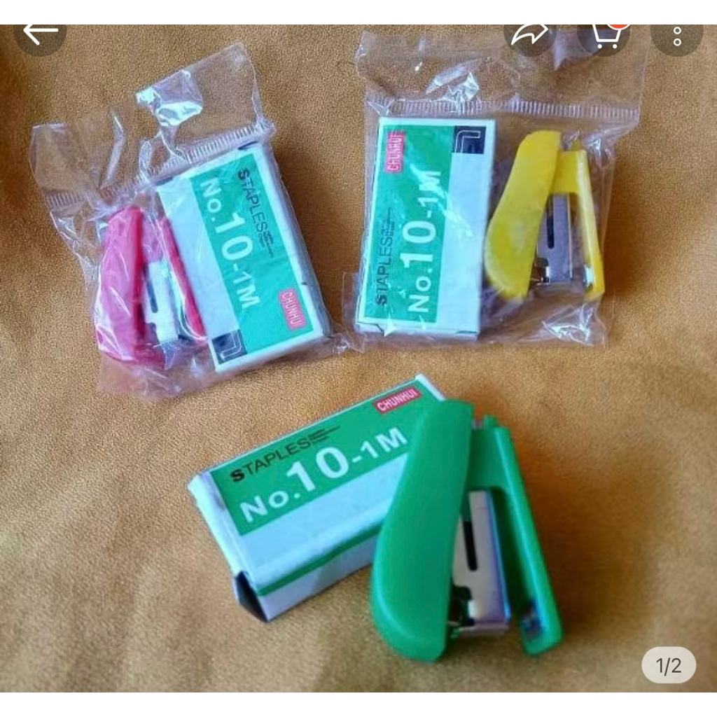 

*STAPLES STAPLER MINI SET + ISI REFILL