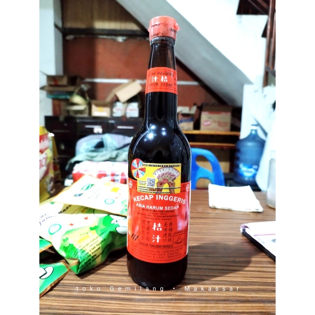 

Kecap Inggeris / Inggris Asia Harum Sedap botol 620 ml