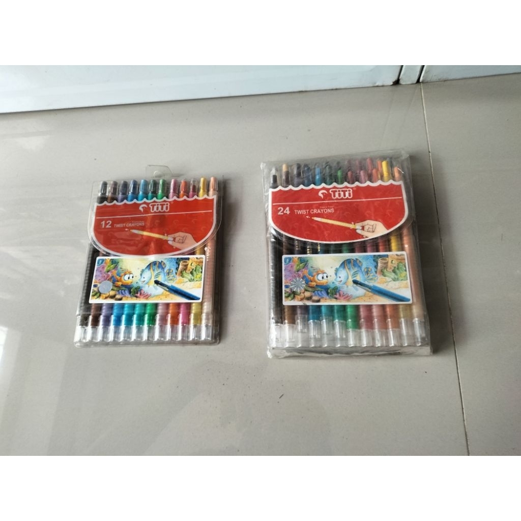 

TITI Twist Crayon Krayon Putar TI - CP 12T / TI - CP 24T - Set.