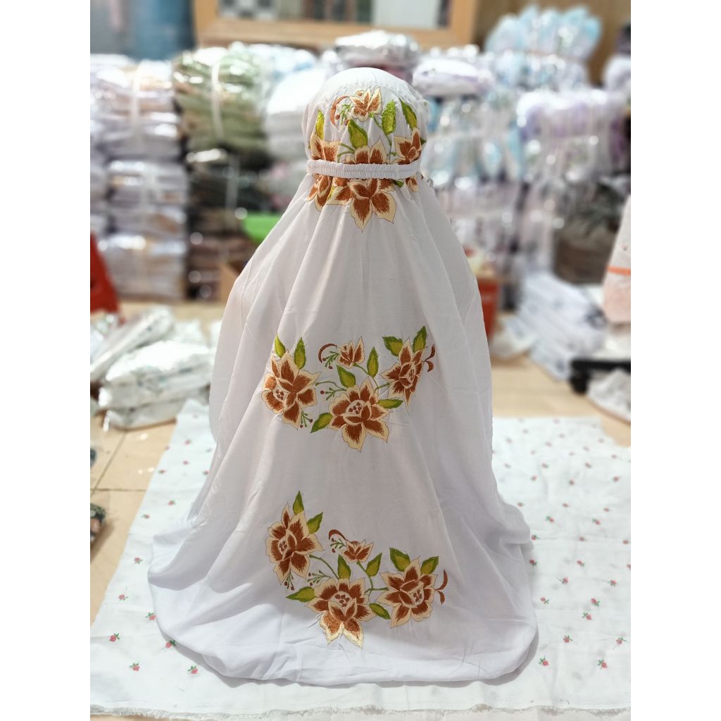 MUKENAH POLINO BORDIR MUKENAH POLINO MUKENAH BORDIR TEBAL