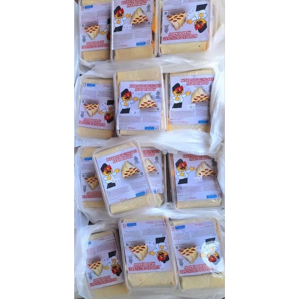 

Kebab Guling isi 10 PCS full daging/ kebab Frozen daging sapi