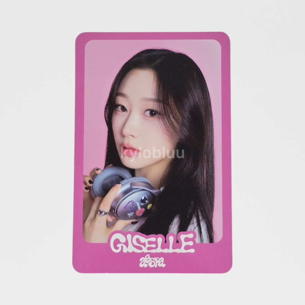 [READY] PHOTOCARD PC OFFICIAL AESPA GISELLE TC TRADING CARD CONCEPT KONSEP COME TO MY ILLUSION CTMI 