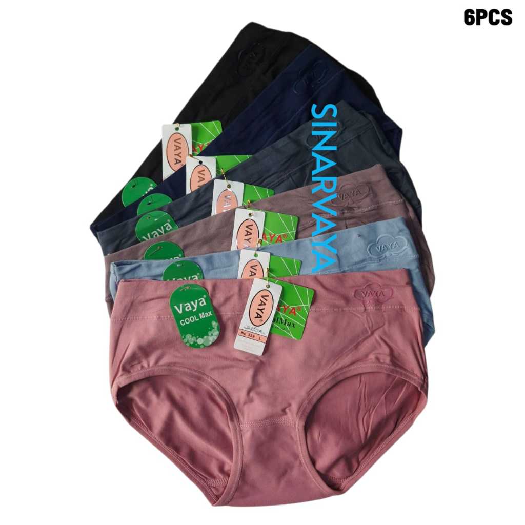 6 Pcs Celana Dalam Wanita Vaya / Cd Wanita Dewasa Vaya / Celana Dalam Vaya 339