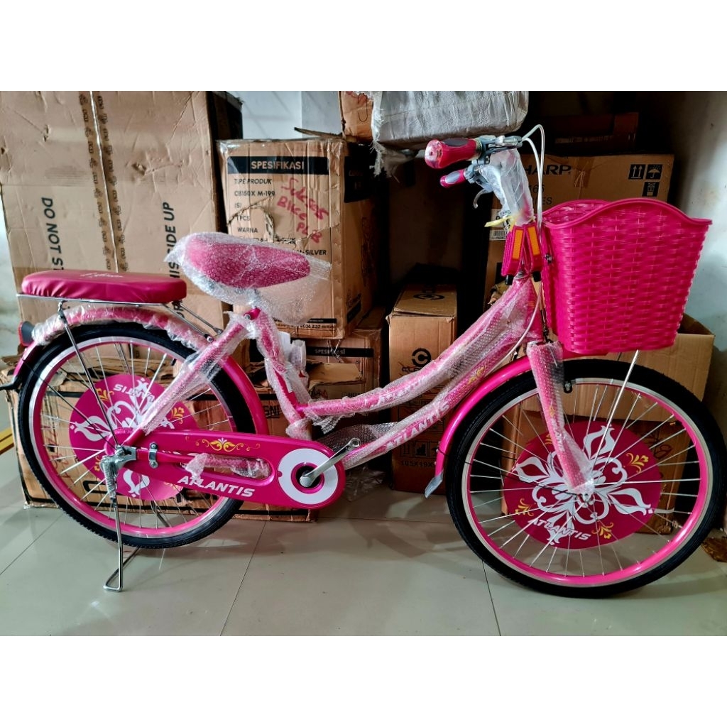 Sepeda Mini Cewek Perempuan Dewasa CTB ATLANTIS 24 Inch
