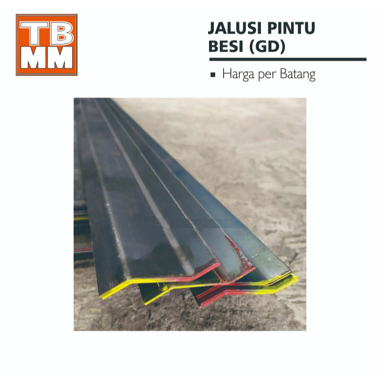 Jalusi Pintu Besi/Ventilasi Udara 2,4 m (1,3mm) - jalusi 2,4m (gd)