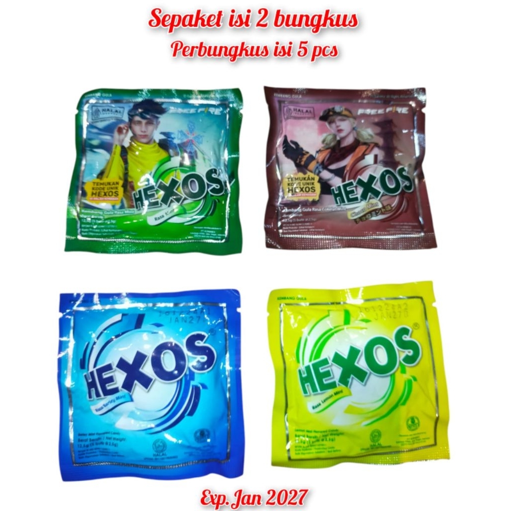 

HEXOS SEPAKET ISI 2 BUNGKUS