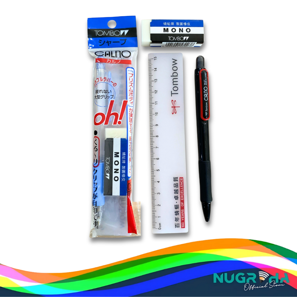 

PENSIL MEKANIK SET / PENGHAPUS MONO / PENGGARIS TOMBOW DCA-114A