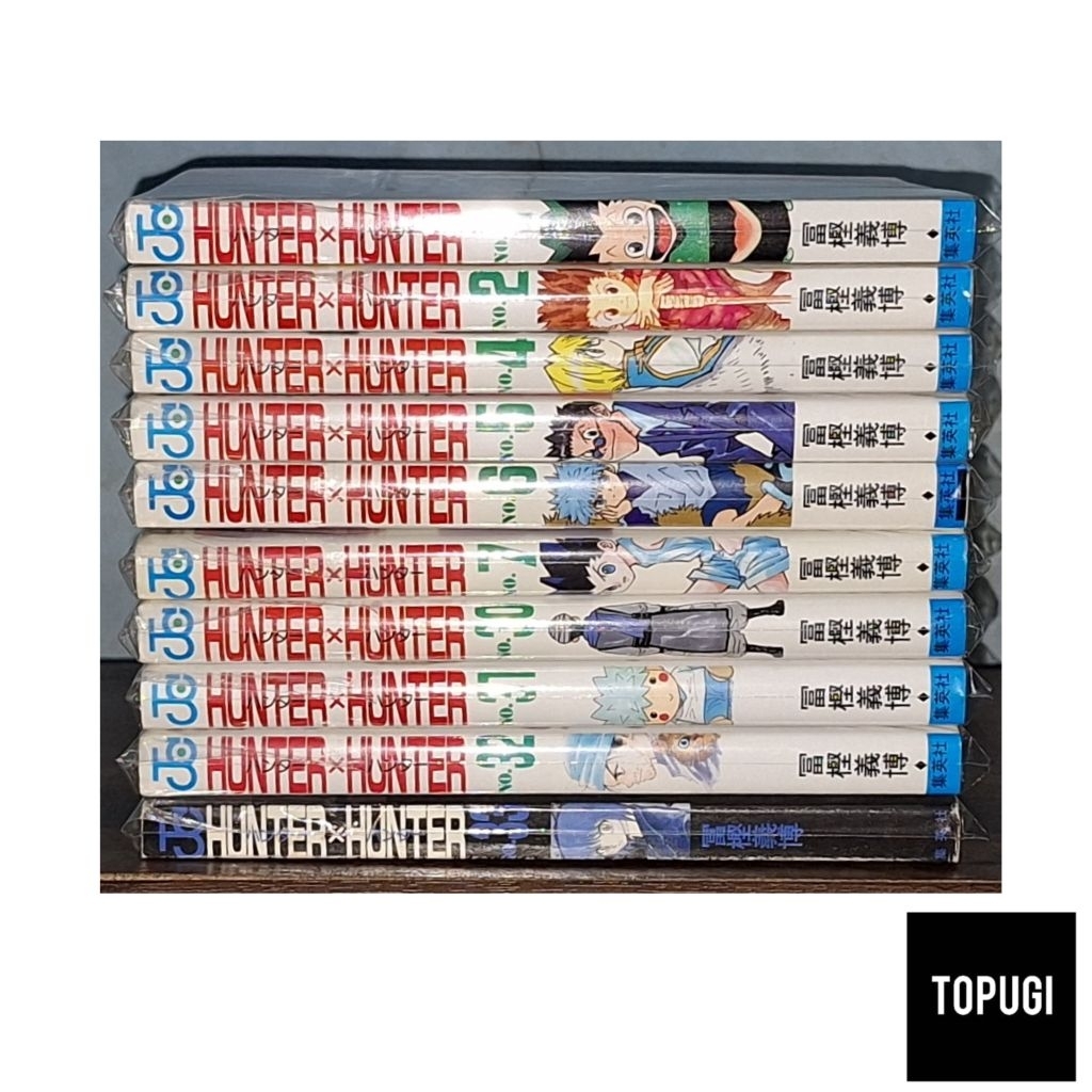 Komik Hunter x Hunter Bahasa Jepang SET Vol. 1 2 4 5 6 7 30 31 32 33 (Jump Comics)