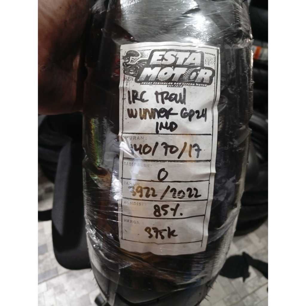 BAN COPOTAN IRC TRAIL WINNER RING 17 UKURAN 140 70 17 DUAL KODE3922