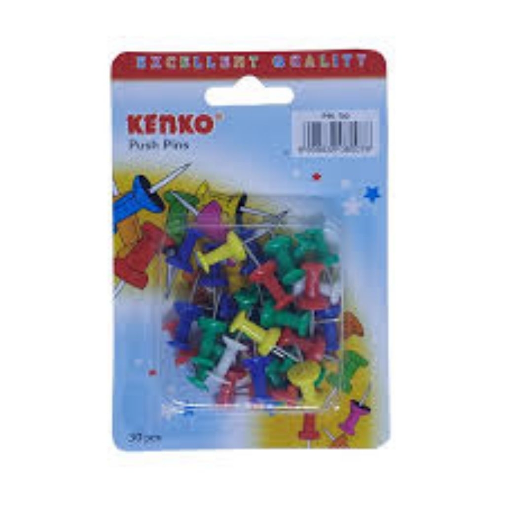 

push pin/paku tusuk mading pelangi