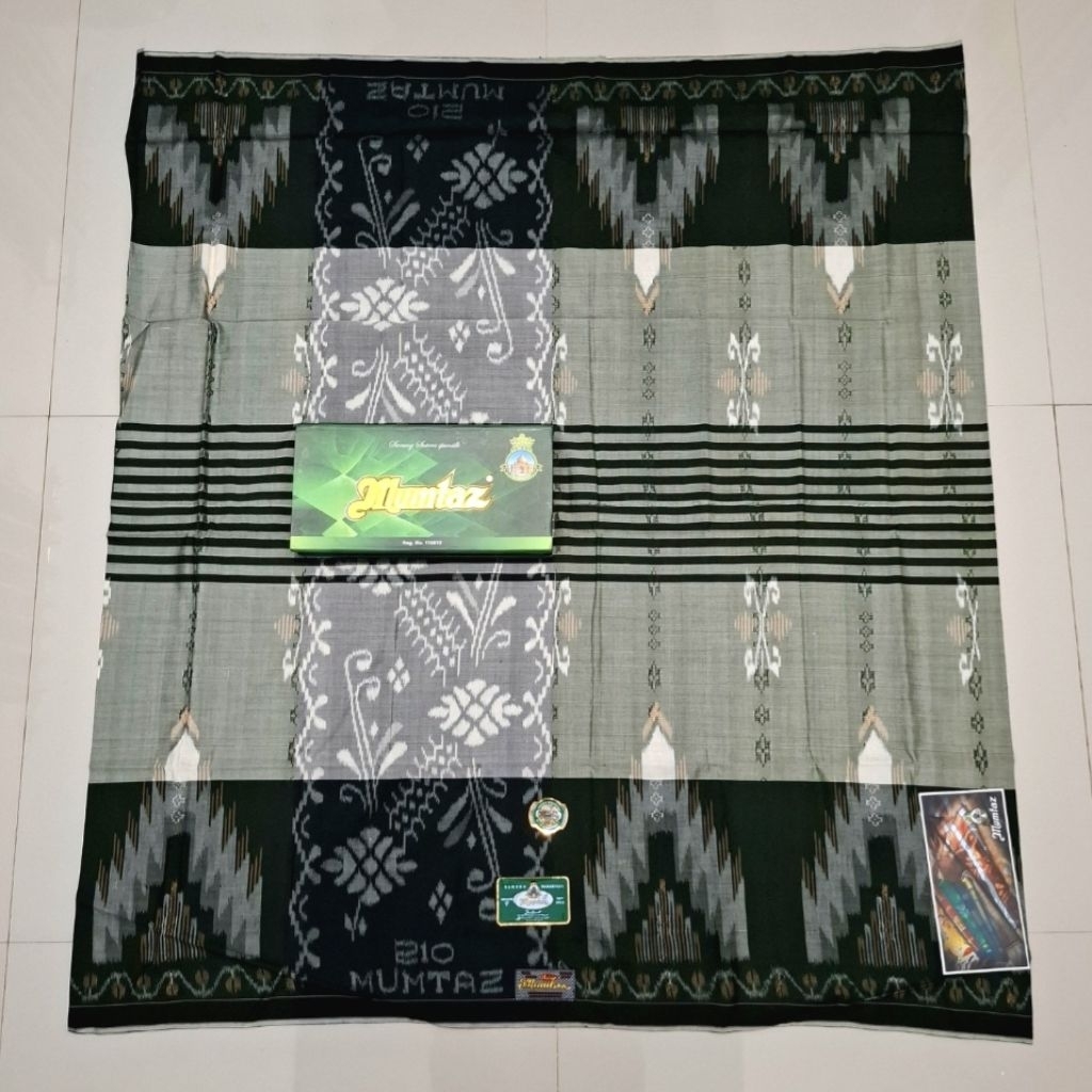 Sarung MUMTAZ MGT Full Sutra Spunsilk 210 Jadul Jahitan Tengah ATBM Minus