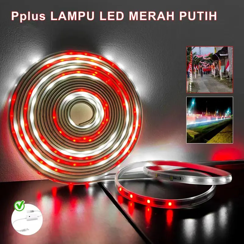 lampu led strip lampu hias 17 agustusan lampu led strip 10 meter lampu merah putih agustusan lampu a