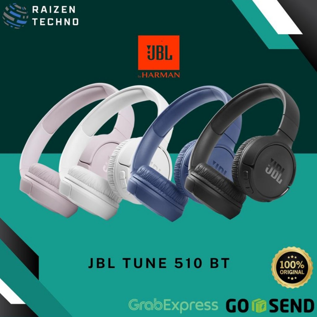 JBL Tune 510BT / T510BT Wireless On-Ear Headphones with Purebass Sound JBL 510BT JBL 510 BT JBL TUNE