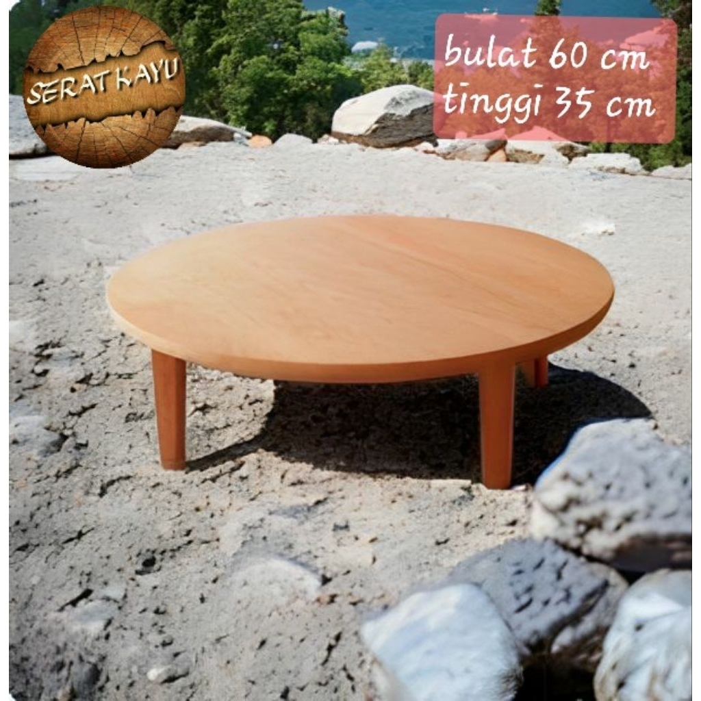meja bulat meja kopi meja lesehan meja serbaguna minimalis
