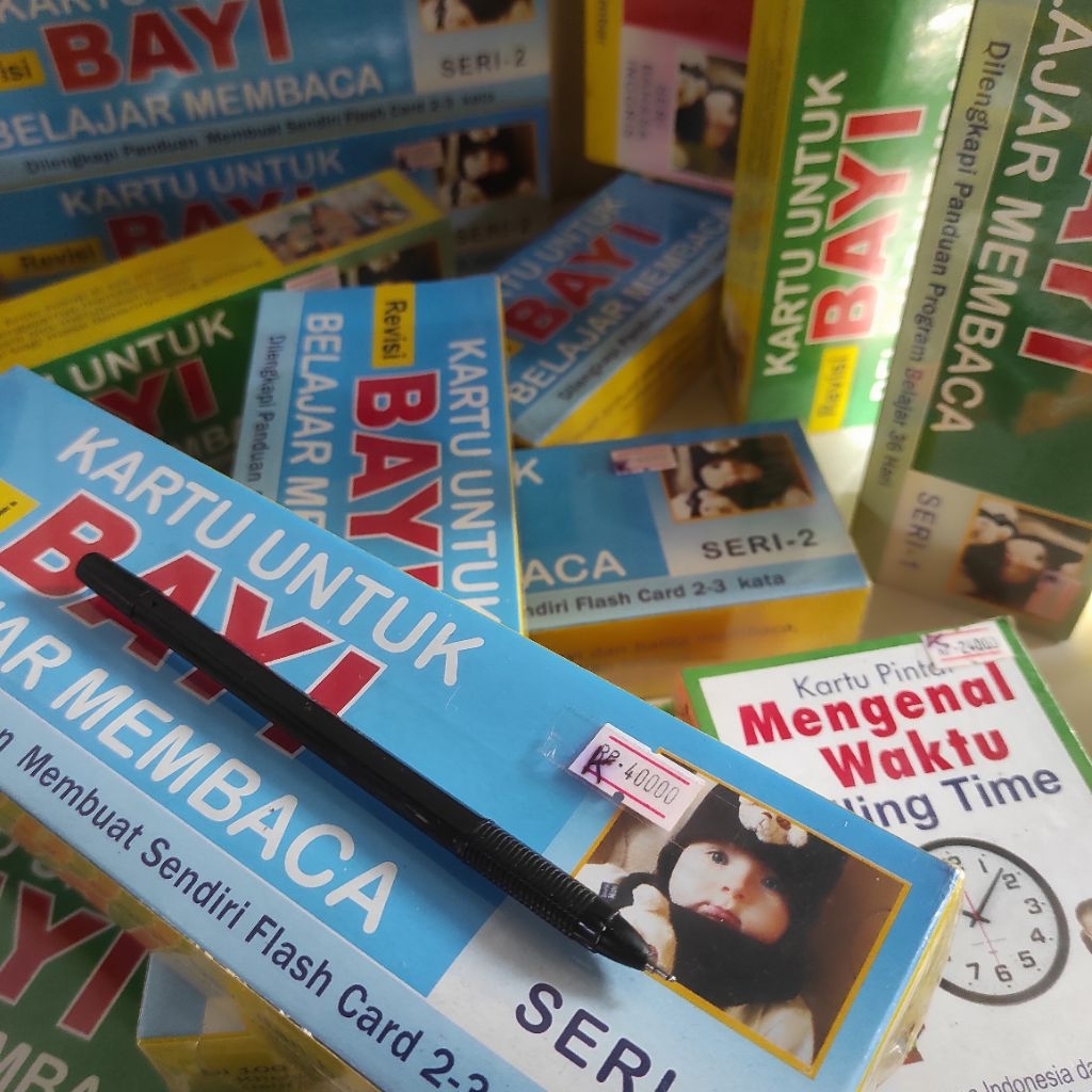 kartu bayi belajar baca  (segel sale)