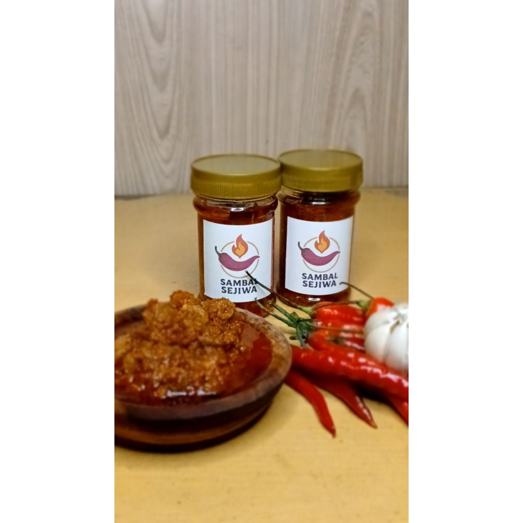 

Sejiwa Sambal Paket Bundling - Sambal Bawang Cumi Asin plus Sambal Bawang Teri Asin - Sambal Homemade 100% bahan segar 125 gram